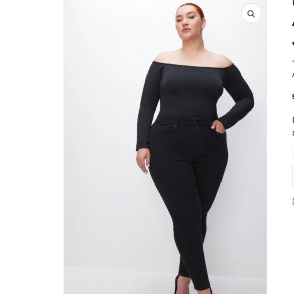 Good American x Calik Denim Good Classic High Rise Sculpting Jeans Size: 28-32 - Picture 1 of 2